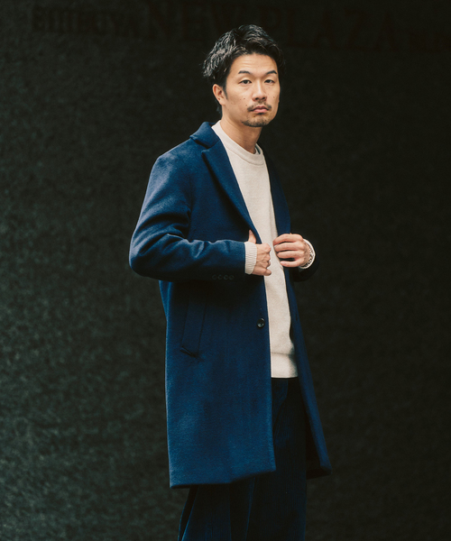 417 EDIFICE（フォーワンセブンエディフィス）の「ウールミックスチェスターコート（チェスターコート・メンズ・ブラック/グレー/ネイビー・SMALL/MEDIUM/LARGE）」の11枚目の写真