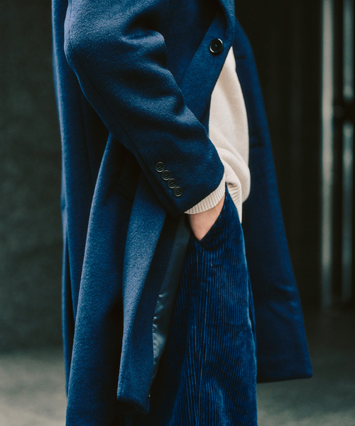 417 EDIFICE（フォーワンセブンエディフィス）の「ウールミックスチェスターコート（チェスターコート・メンズ・ブラック/グレー/ネイビー・SMALL/MEDIUM/LARGE）」の15枚目の写真