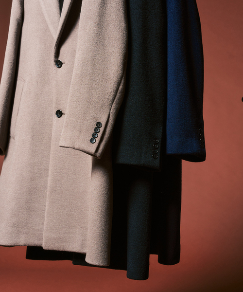 417 EDIFICE（フォーワンセブンエディフィス）の「ウールミックスチェスターコート（チェスターコート・メンズ・ブラック/グレー/ネイビー・SMALL/MEDIUM/LARGE）」の18枚目の写真