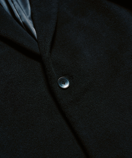 417 EDIFICE（フォーワンセブンエディフィス）の「ウールミックスチェスターコート（チェスターコート・メンズ・ブラック/グレー/ネイビー・SMALL/MEDIUM/LARGE）」の19枚目の写真