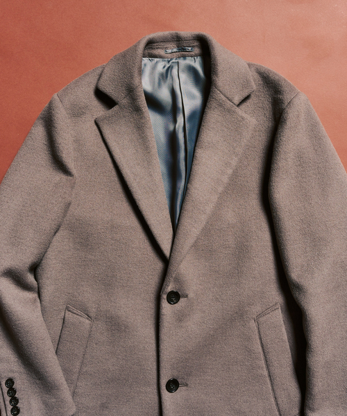 417 EDIFICE（フォーワンセブンエディフィス）の「ウールミックスチェスターコート（チェスターコート・メンズ・ブラック/グレー/ネイビー・SMALL/MEDIUM/LARGE）」の21枚目の写真