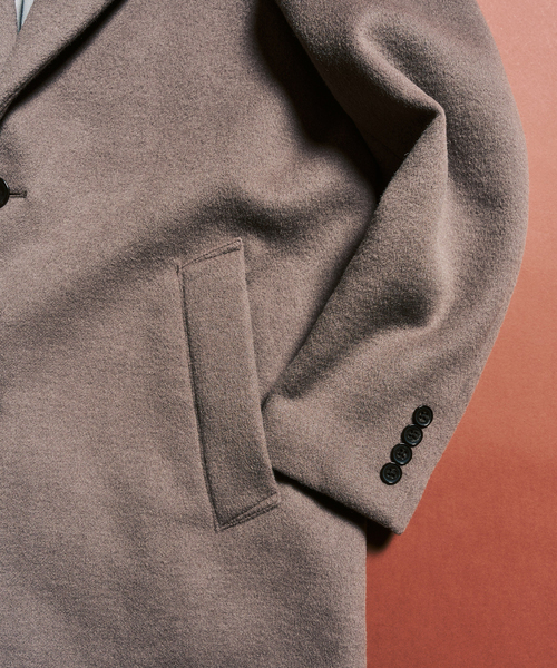 417 EDIFICE（フォーワンセブンエディフィス）の「ウールミックスチェスターコート（チェスターコート・メンズ・ブラック/グレー/ネイビー・SMALL/MEDIUM/LARGE）」の22枚目の写真