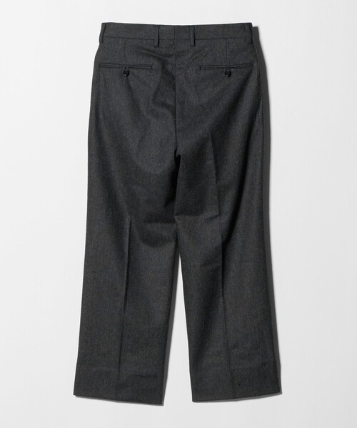 green label relaxing(グリーンレーベルリラクシング)の「DC W/N 2プリーツ ワイド スラックス(スラックス・メンズ・ダークブラウン/ダークグレー・S/L/XL/M)」の12枚目の写真