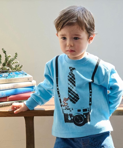 セール】カメラトロンプルイユトレーナー（スウェット）｜kladskap