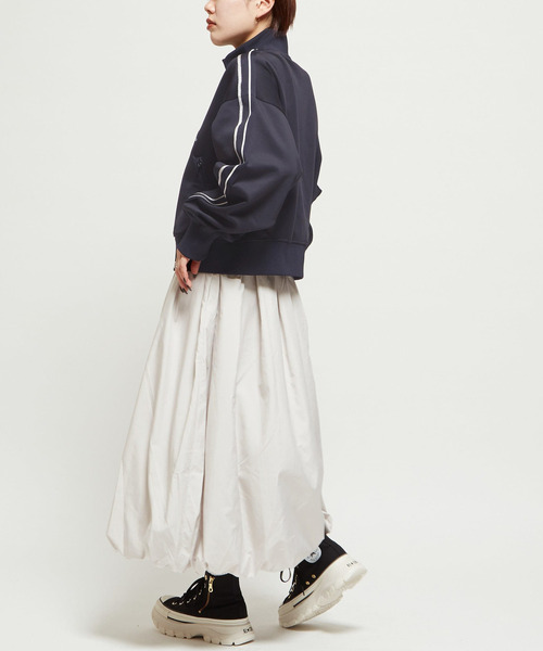 SIDE LINE SHORT TRACK JACKET(WOMEN