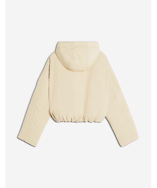 Maison Kitsune(メゾンキツネ)の「HOODED PUFFER(ブルゾン・レディース・ライトベージュ/ブラック・XS/S/M/L)」の10枚目の写真