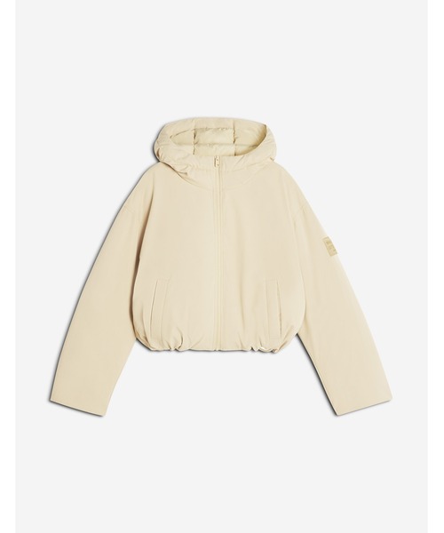 Maison Kitsune(メゾンキツネ)の「HOODED PUFFER(ブルゾン・レディース・ライトベージュ/ブラック・XS/S/M/L)」の9枚目の写真