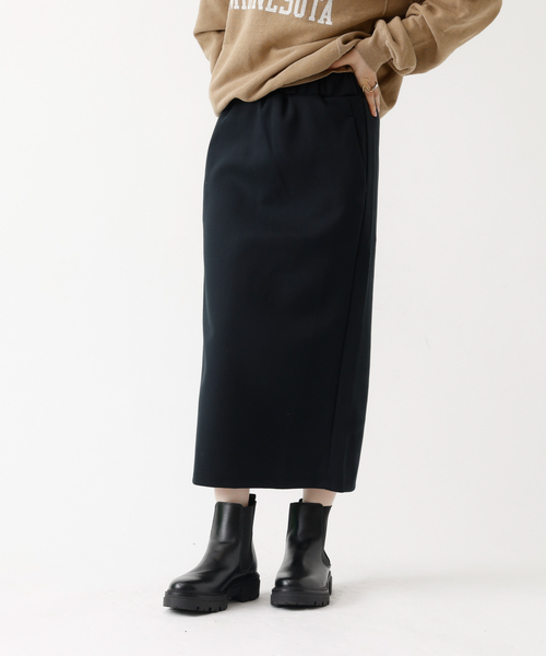 DESIGNWORKS（デザインワークス）の「【セットアップ対応】ダブルエアータイトスカート（スカート・レディース・ブラック/グレー・フリー）」の2枚目の写真