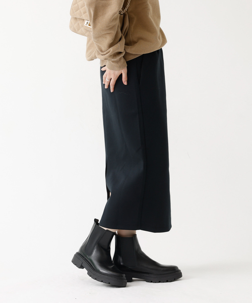 DESIGNWORKS（デザインワークス）の「【セットアップ対応】ダブルエアータイトスカート（スカート・レディース・ブラック/グレー・フリー）」の5枚目の写真