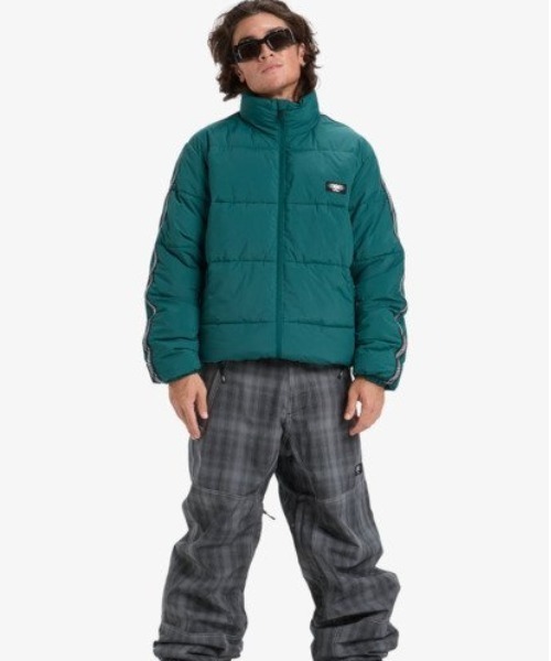 Quiksilver（クイックシルバー）の「PUFF THE DRAGON/クイックシルバースキースノボードウェア(エコダウンブルゾン・ジャケット)（ダウンジャケット/コート・メンズ・グリーン・SMALL/MEDIUM/LARGE/X-LARGE）」の11枚目の写真