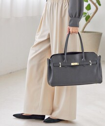 【SHIPS別注】MILOS: 金具付き ベルト トート M