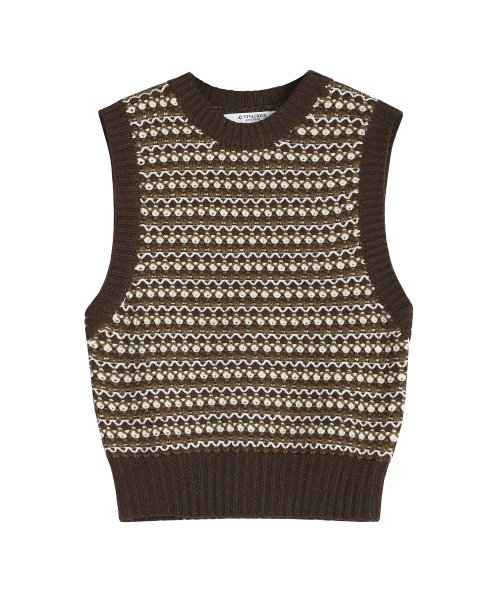 AVANDRESS(アバンドレス )の「Adorable Crop Vest NAVY(ベスト・レディース・その他・FREE)」の2枚目の写真