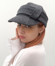 TYPESERVICE（タイプサービス）の「Wool Belted Cap [Charcoal]（キャップ）」