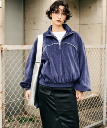 null.（ヌル）の「ベロアジッププルオーバー（その他トップス）」