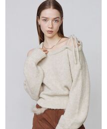 EMODA | ショルダースキンニット(ニット/セーター)