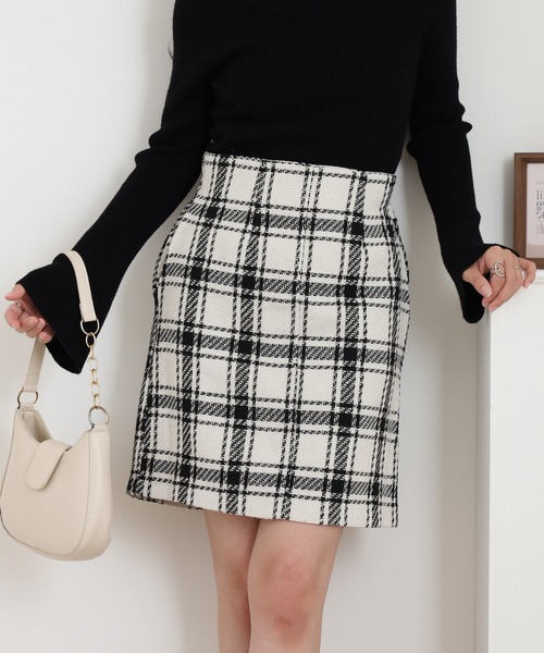 セール】nohea ツィードチェックミニスカート（スカート）｜Nohea