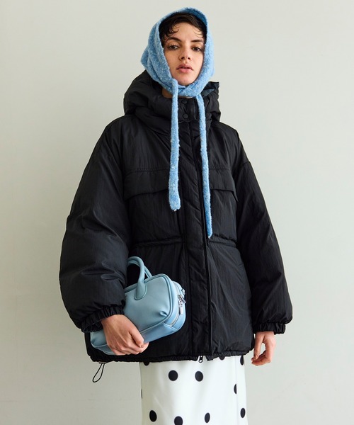 MAISON SPECIAL(メゾンスペシャル)の「Reversible Printed Down Coat/リバーシブルプリントダウン(ダウンジャケット/コート・レディース・ブラック/ブラウン・FREE)」の14枚目の写真