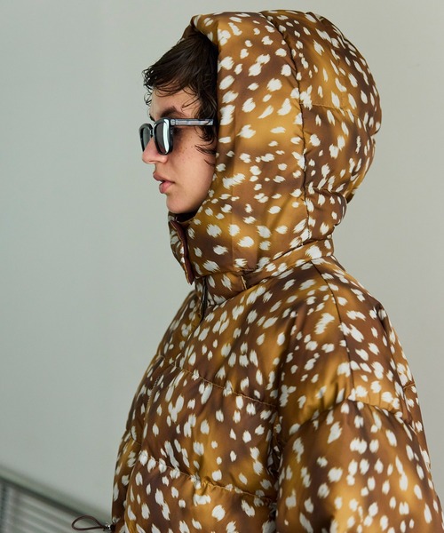 MAISON SPECIAL(メゾンスペシャル)の「Reversible Printed Down Coat/リバーシブルプリントダウン(ダウンジャケット/コート・レディース・ブラック/ブラウン・FREE)」の19枚目の写真