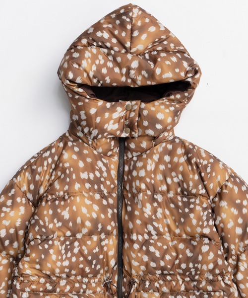 Reversible Printed Down Coat/リバーシブルプリントダウン（ダウン