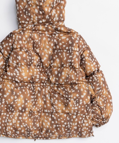 Reversible Printed Down Coat/リバーシブルプリントダウン（ダウン