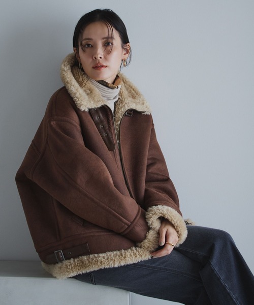 シングルムートンジャケット（ムートンコート）｜BAYFLOW（ベイフロー