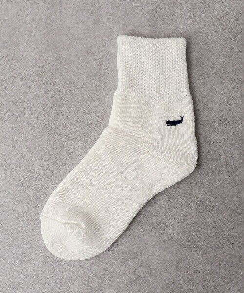 NOLLEY’S（ノーリーズ）の「別注クジラクォーターパイルソックス（ソックス/靴下・メンズ・チャコールグレー/ブラック/オリーブ/オフホワイト・FREE）」の19枚目の写真