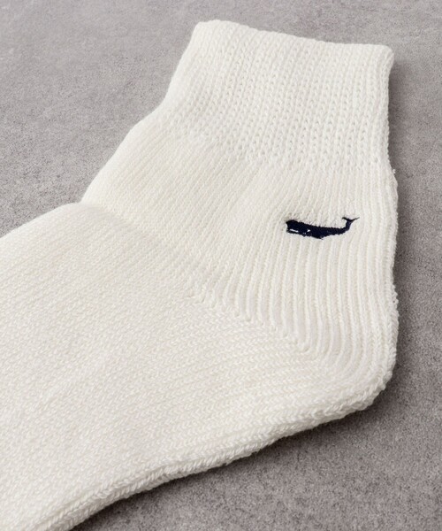 NOLLEY’S（ノーリーズ）の「別注クジラクォーターパイルソックス（ソックス/靴下・メンズ・チャコールグレー/ブラック/オリーブ/オフホワイト・FREE）」の21枚目の写真