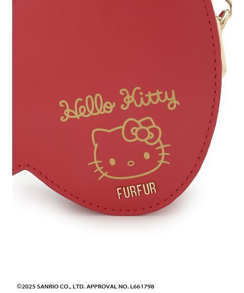 FURFUR（ファーファー）の「HELLO KITTYリボンバッグ（ショルダーバッグ・レディース・チャコールグレー/サックスブルー/レッド・F）」の16枚目の写真
