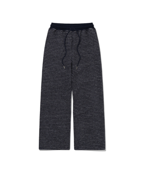 MOAA（モア）の「Fuzzy Stripe Pants (NAVY)（スウェットパンツ・レディース・その他・SMALL/MEDIUM）」の4枚目の写真