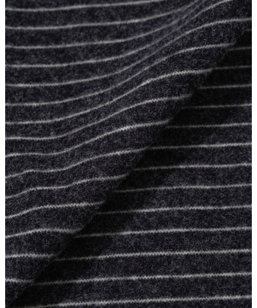 MOAA（モア）の「Fuzzy Stripe Pants (NAVY)（スウェットパンツ・レディース・その他・SMALL/MEDIUM）」の2枚目の写真