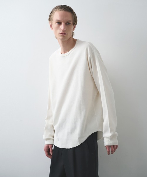 markaware/marka】オーガニックコットンヘンプメッシュニット / クルー