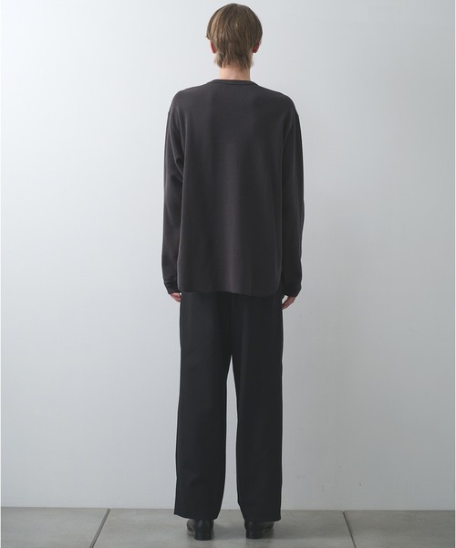 markaware/marka】オーガニックコットンヘンプメッシュニット / クルー