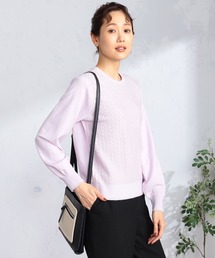 GALLORIA | ラメ地柄ハイネックニット(ニット/セーター)