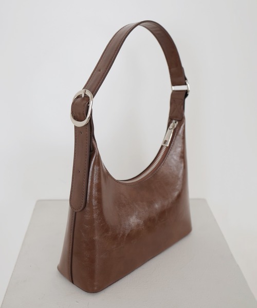 LIAN（リアン）の「ラウンドミニホーボーバッグ（ショルダーバッグ・レディース・ブラウン/アイボリー/ブラック・FREE）」の19枚目の写真