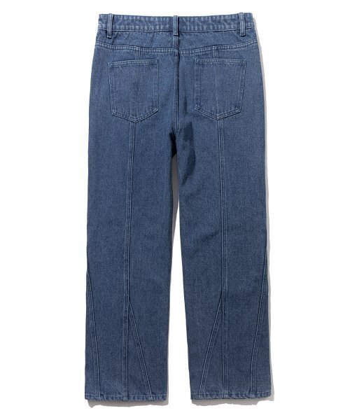 MASSNOUN(マスノウン)の「インシジョン インバーテッド ウォッシュド デニムパンツ MFTJP001-BL(デニムパンツ・レディース・その他・LARGE/MEDIUM/X-LARGE)」の9枚目の写真