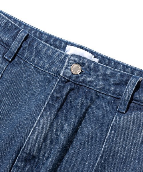 MASSNOUN(マスノウン)の「インシジョン インバーテッド ウォッシュド デニムパンツ MFTJP001-BL(デニムパンツ・レディース・その他・LARGE/MEDIUM/X-LARGE)」の3枚目の写真