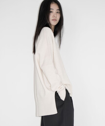 Bshop | eunoia | ルーズフィット クルーネックニットプルオーバー WOMEN(ニット/セーター)