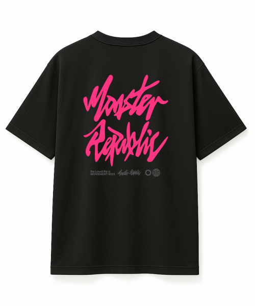 MONSTER REPUBLIC(モンスターリパブリック)の「アセンティックロゴピンクTシャツブラック_8123(Tシャツ/カットソー・レディース・その他・LARGE/X-LARGE/SMALL/MEDIUM)」の7枚目の写真