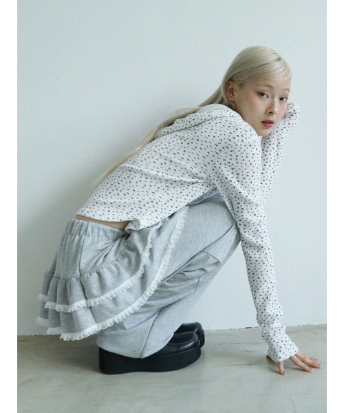 レースカンカンパンツ（グレー）