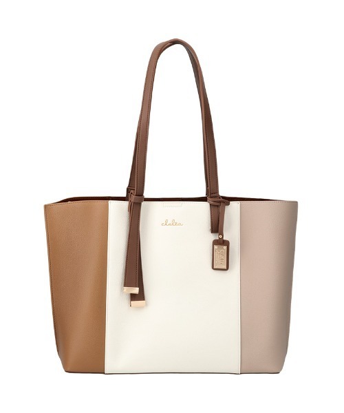 Clelia（クレリア）の「大容量トリコロールカラートートバッグ（トートバッグ・レディース・ピンク系その他/ブルー系その他3/ブルー系その他2/ブラウン系その他/桜/ブルー系その他・ONE SIZE）」の7枚目の写真