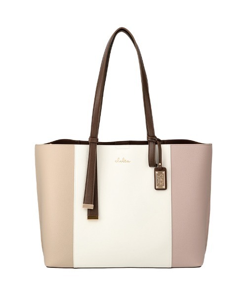 Clelia（クレリア）の「大容量トリコロールカラートートバッグ（トートバッグ・レディース・ピンク系その他/ブルー系その他3/ブルー系その他2/ブラウン系その他/桜/ブルー系その他・ONE SIZE）」の11枚目の写真