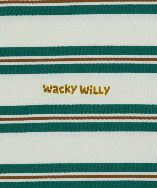 Wacky WiLLy(ワッキーウィリー)の「マルチストライプ半袖Tシャツグリーン(Tシャツ/カットソー・レディース・その他・SMALL/LARGE/X-LARGE/MEDIUM)」の5枚目の写真
