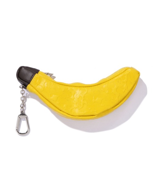 A BATHING APE（アベイシングエイプ）の「SOLID CAMO BANANA MINI POUCH（ポーチ・メンズ・イエロー・FREE）」の2枚目の写真