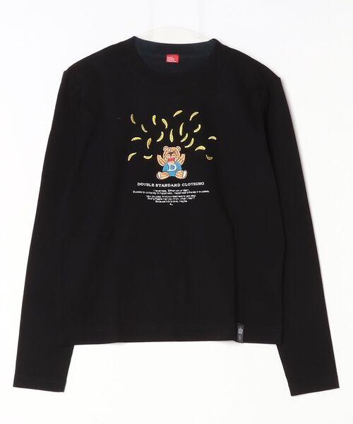 DOUBLE STANDARD CLOTHING(ダブルスタンダードクロージング)の「バナナベア フライスロンT(Tシャツ/カットソー・レディース・ブラック/オフホワイト・FREE)」の19枚目の写真