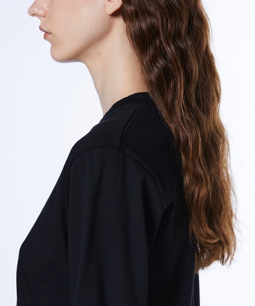 DOUBLE STANDARD CLOTHING(ダブルスタンダードクロージング)の「バナナベア フライスロンT(Tシャツ/カットソー・レディース・ブラック/オフホワイト・FREE)」の9枚目の写真