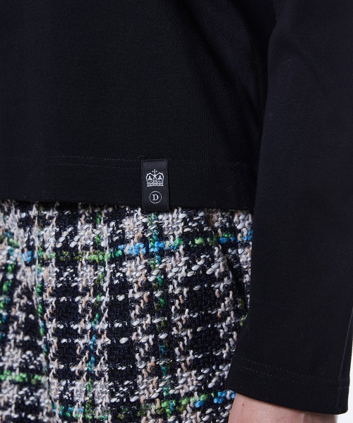 DOUBLE STANDARD CLOTHING(ダブルスタンダードクロージング)の「バナナベア フライスロンT(Tシャツ/カットソー・レディース・ブラック/オフホワイト・FREE)」の12枚目の写真