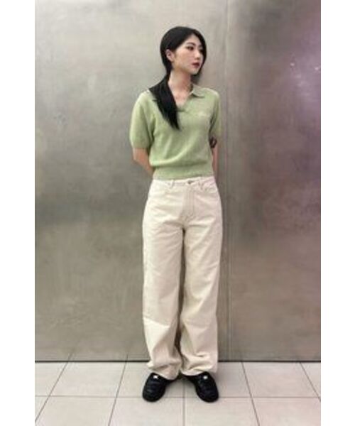 INSILENCE WOMEN(インサイレンスウーマン)の「オープンカラー ハーフニット GREEN(ニット/セーター・レディース・その他・MEDIUM/SMALL)」の2枚目の写真