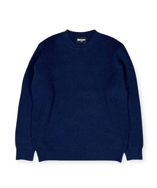BORN SLIPPY(ボーンスリッピー)の「Soft Hachi Cushion Round Knit (Navy)(ニット/セーター・メンズ・その他・FREE)」の3枚目の写真