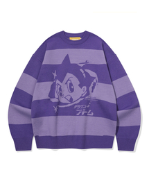 MAINBOOTH（メインブース）の「[アトム] ギャラクシースウェター（パープル）（ニット/セーター）」