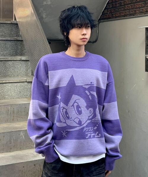 MAINBOOTH（メインブース）の「[アトム] ギャラクシースウェター（パープル）（ニット/セーター・レディース・その他・3/2）」の12枚目の写真